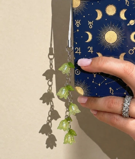 Green lilly mobile charm